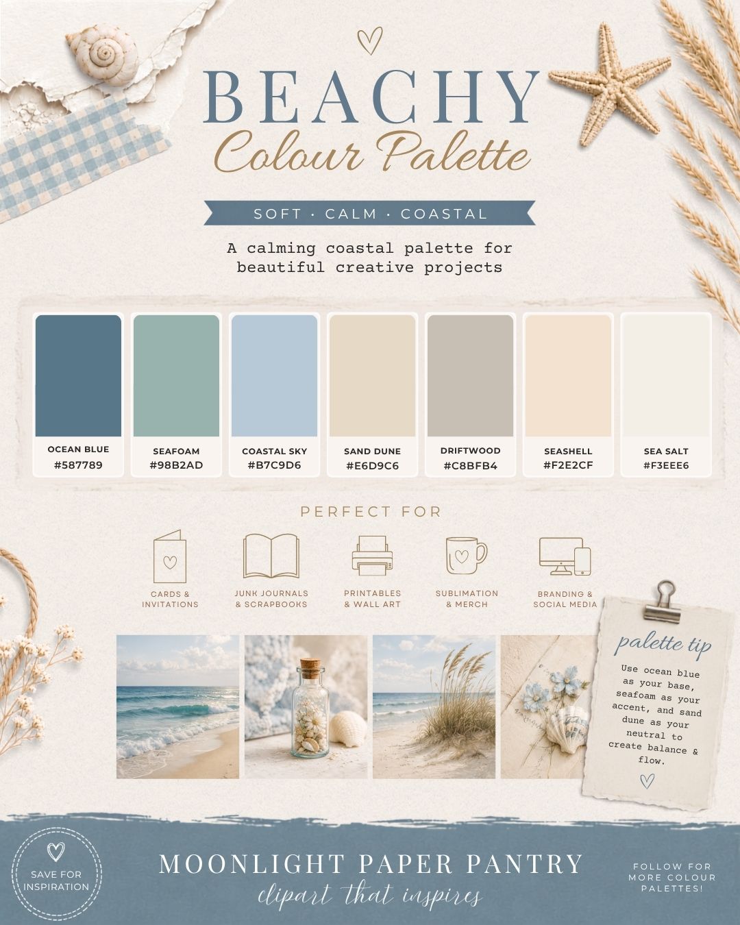 Beachy Colour Palette