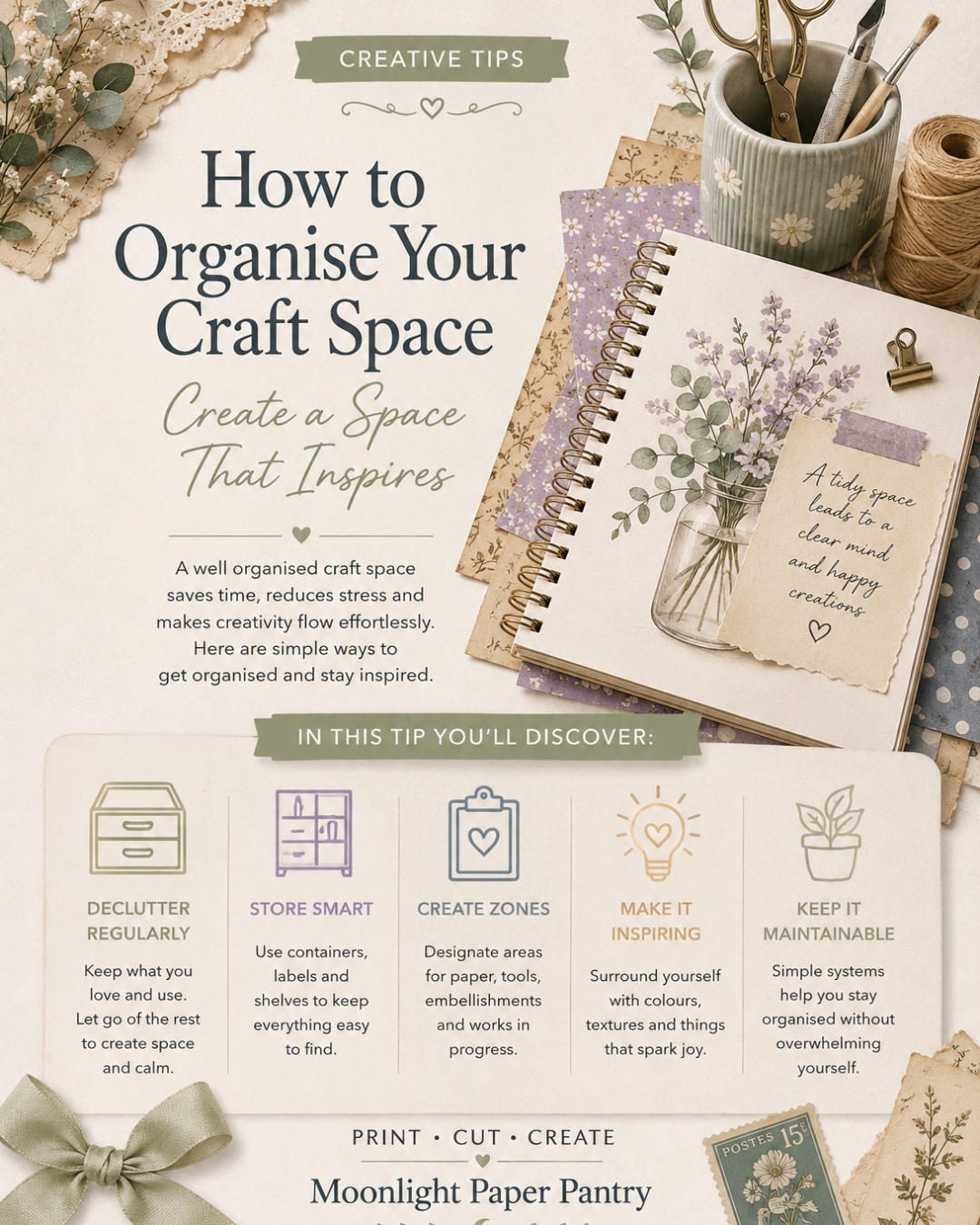 How To Organise Your Craft Space