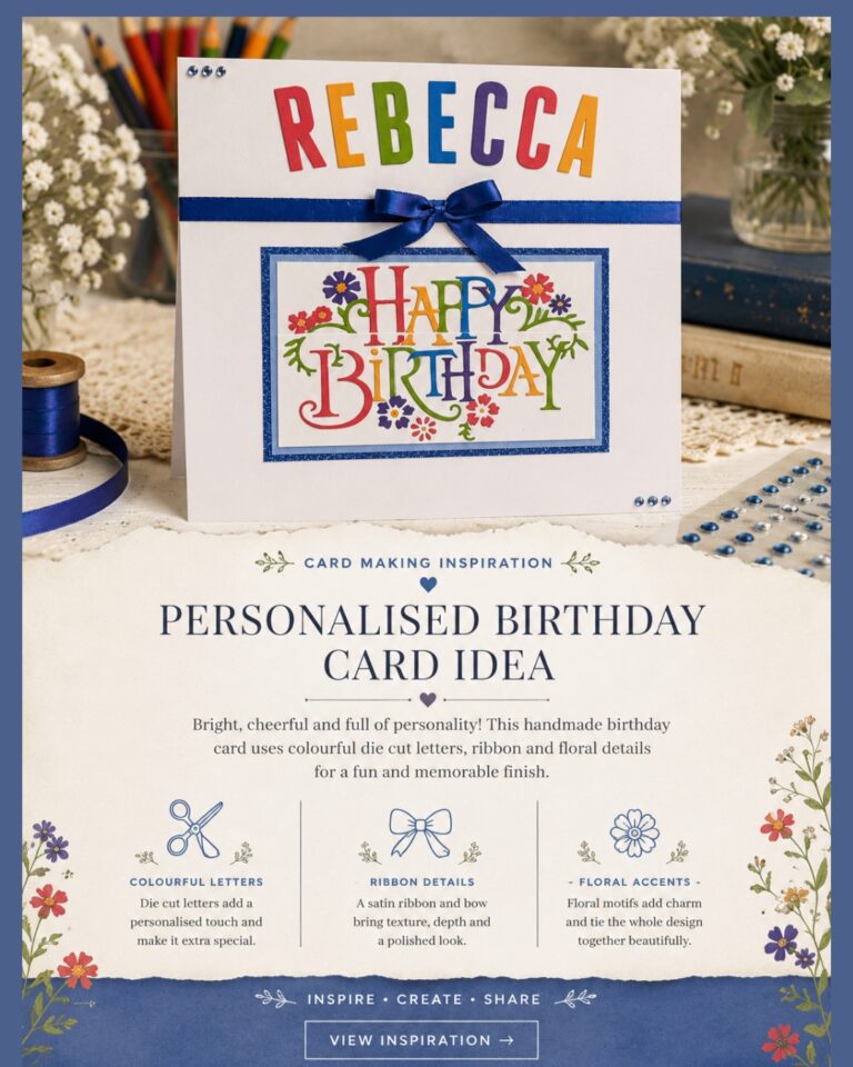 Folk Art Birthday Card