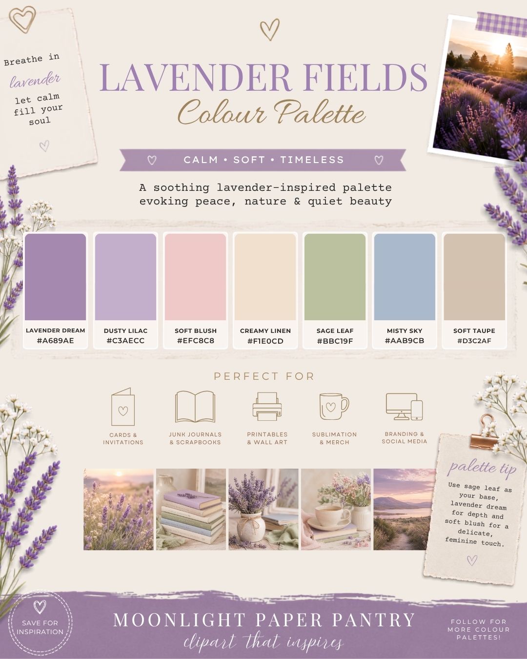 Lavender Fields Colour Palette