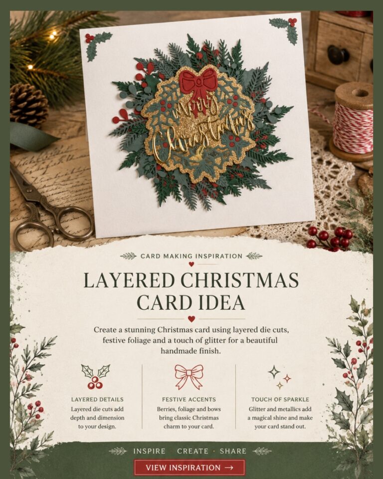 Wreath Christmas Card
