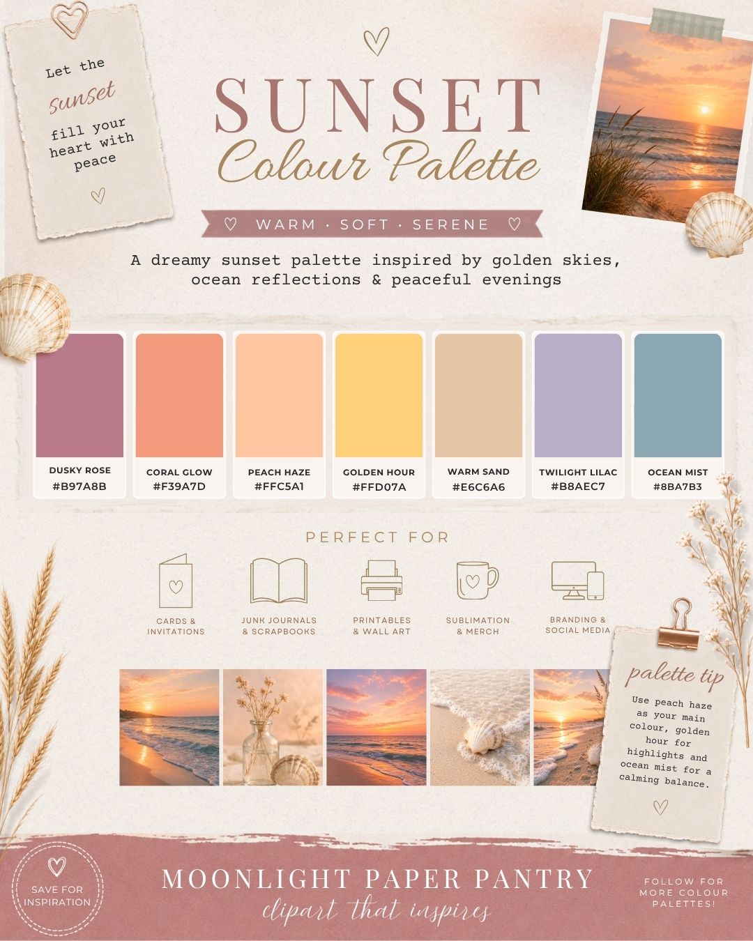 Sunset Colour Palette