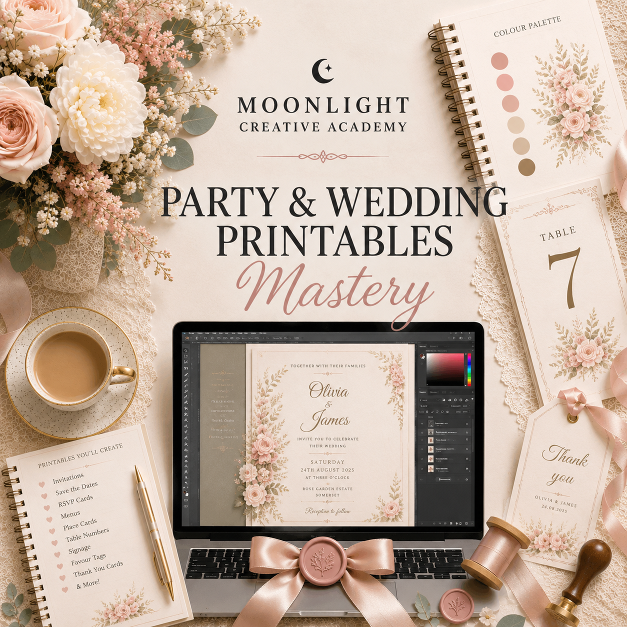 Party & Wedding Printables Mastery