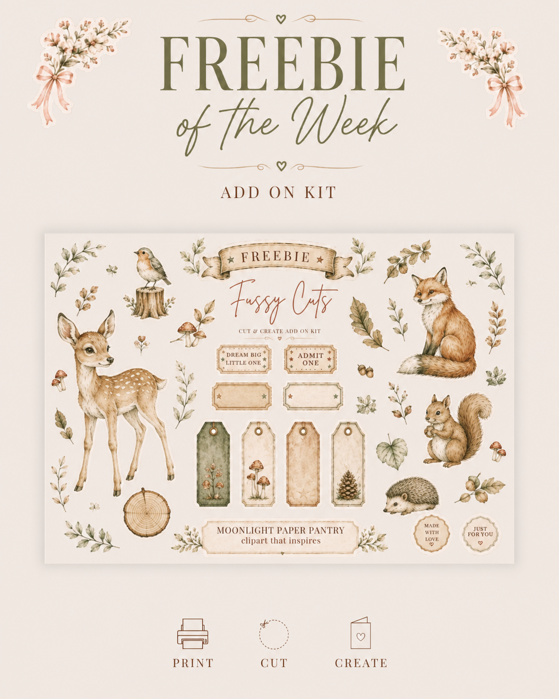 Woodland Fussy Cuts