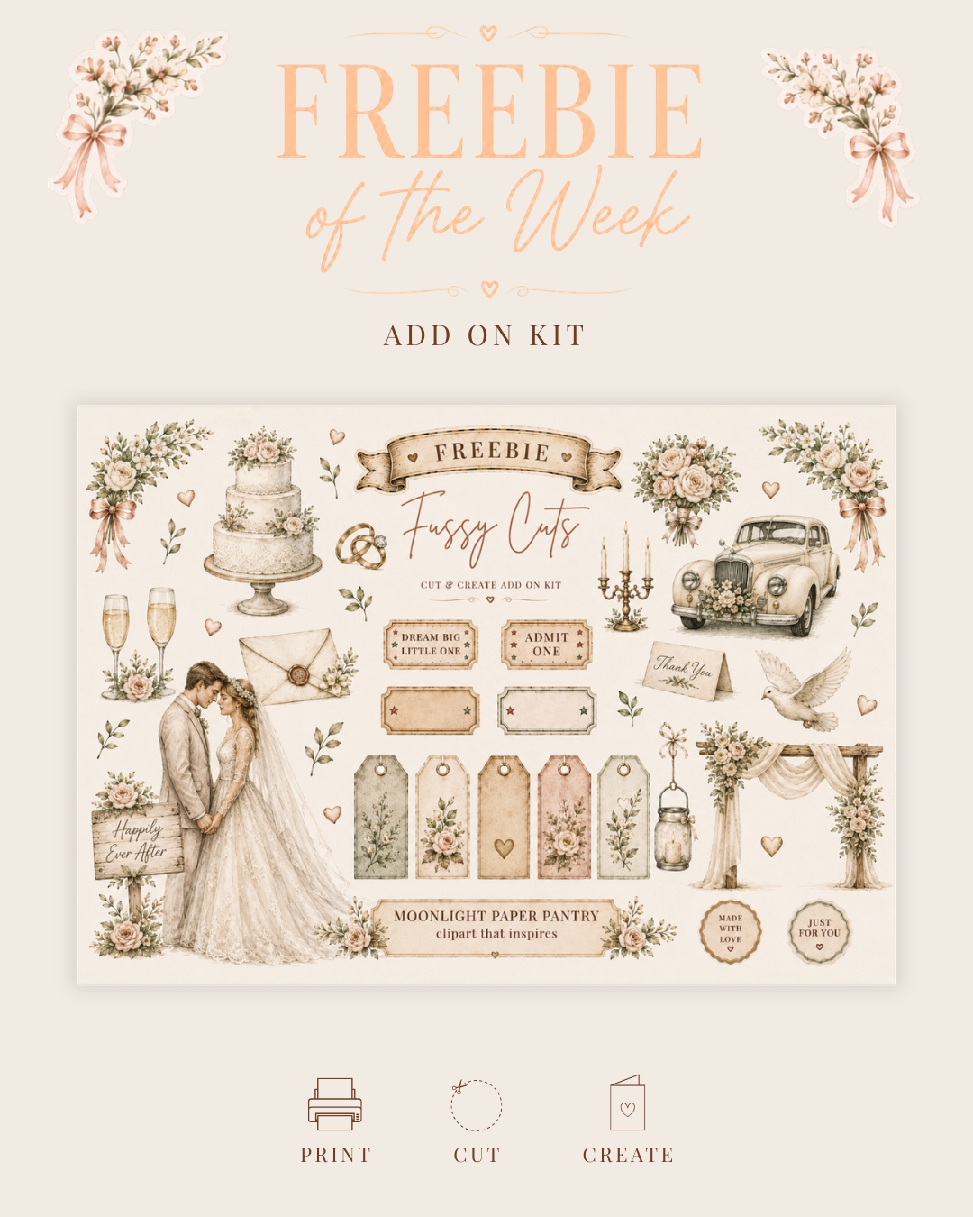Wedding Fussy Cuts