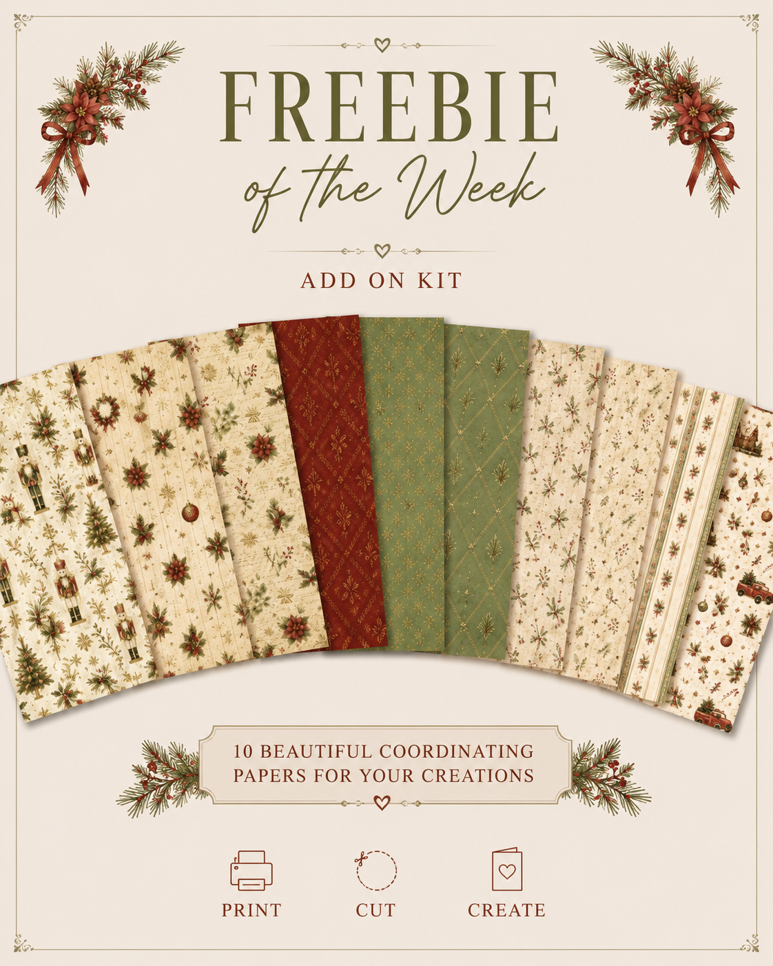 Xmas Patterned Papers